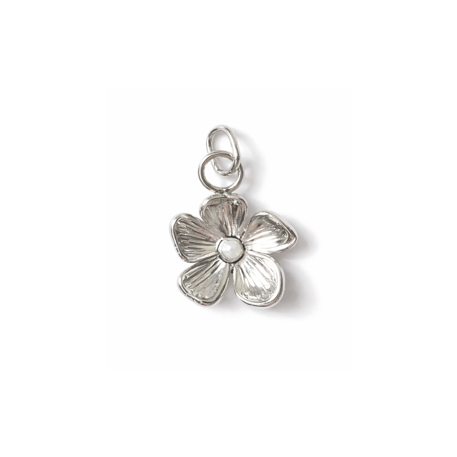 Pearly Flower Charm