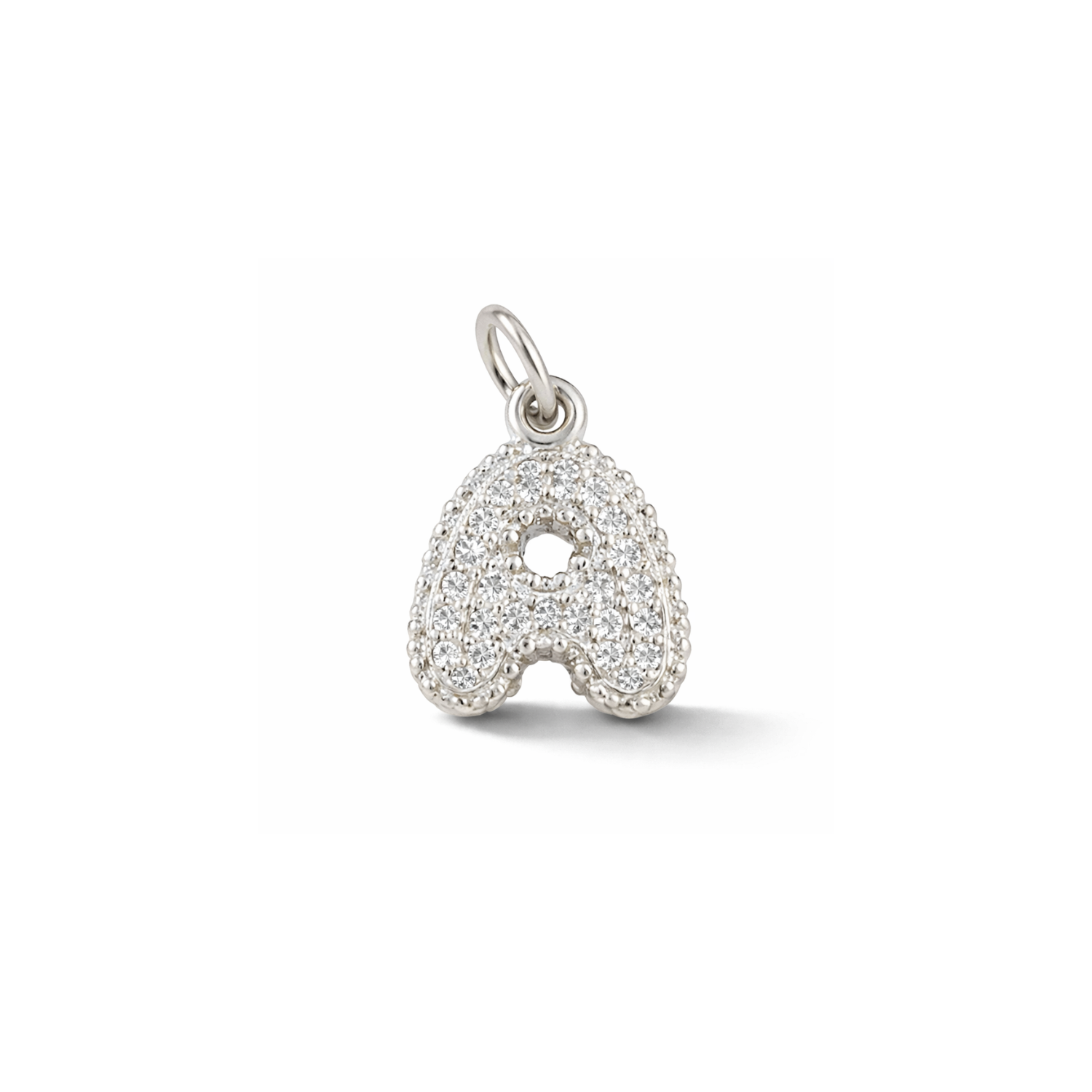 Balloon Letter Charm Glitter