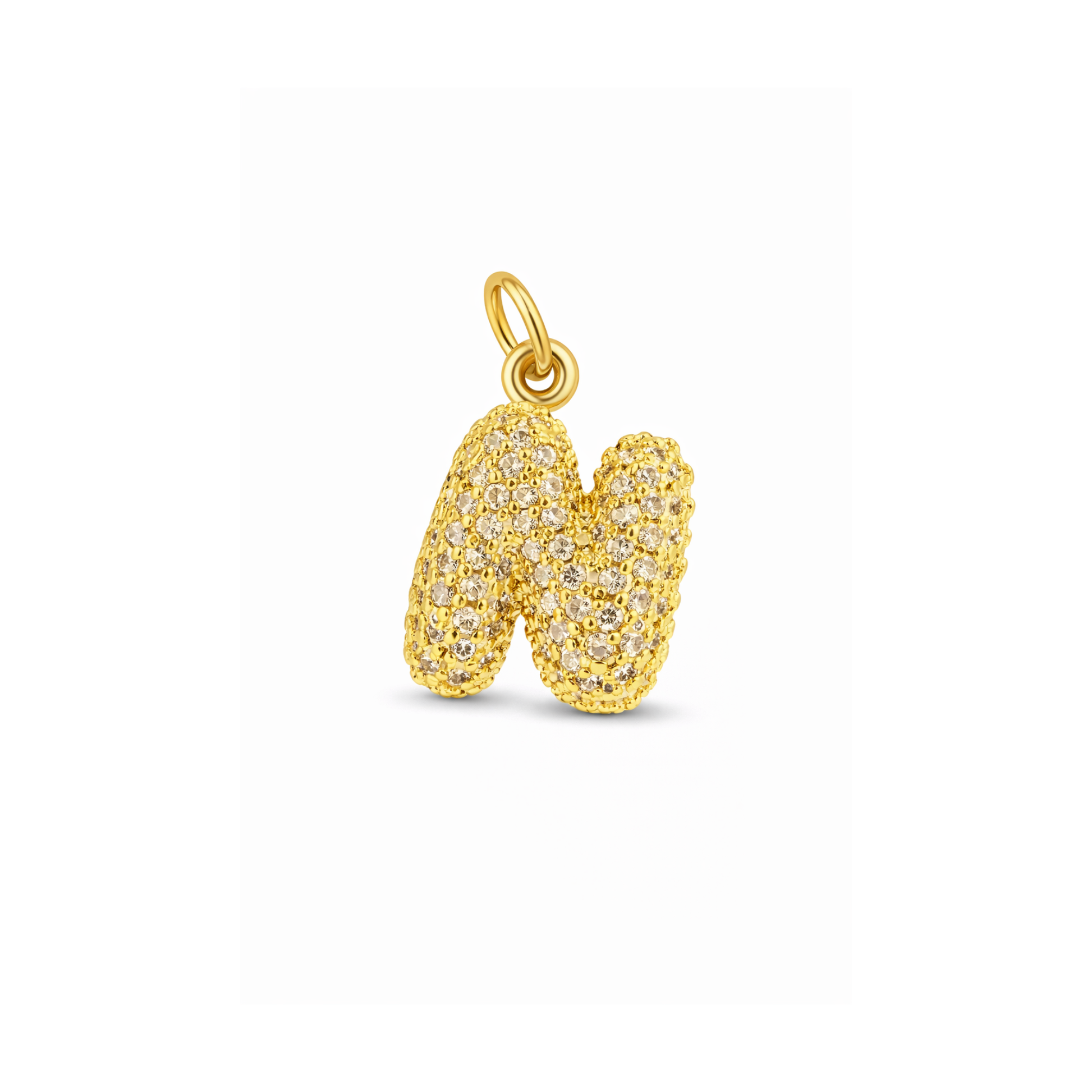 Balloon Letter Charm Glitter