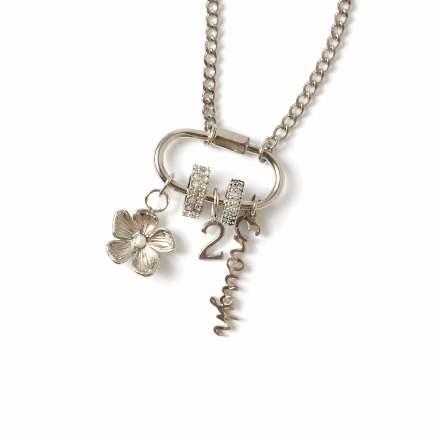 Pearly Flower Charm