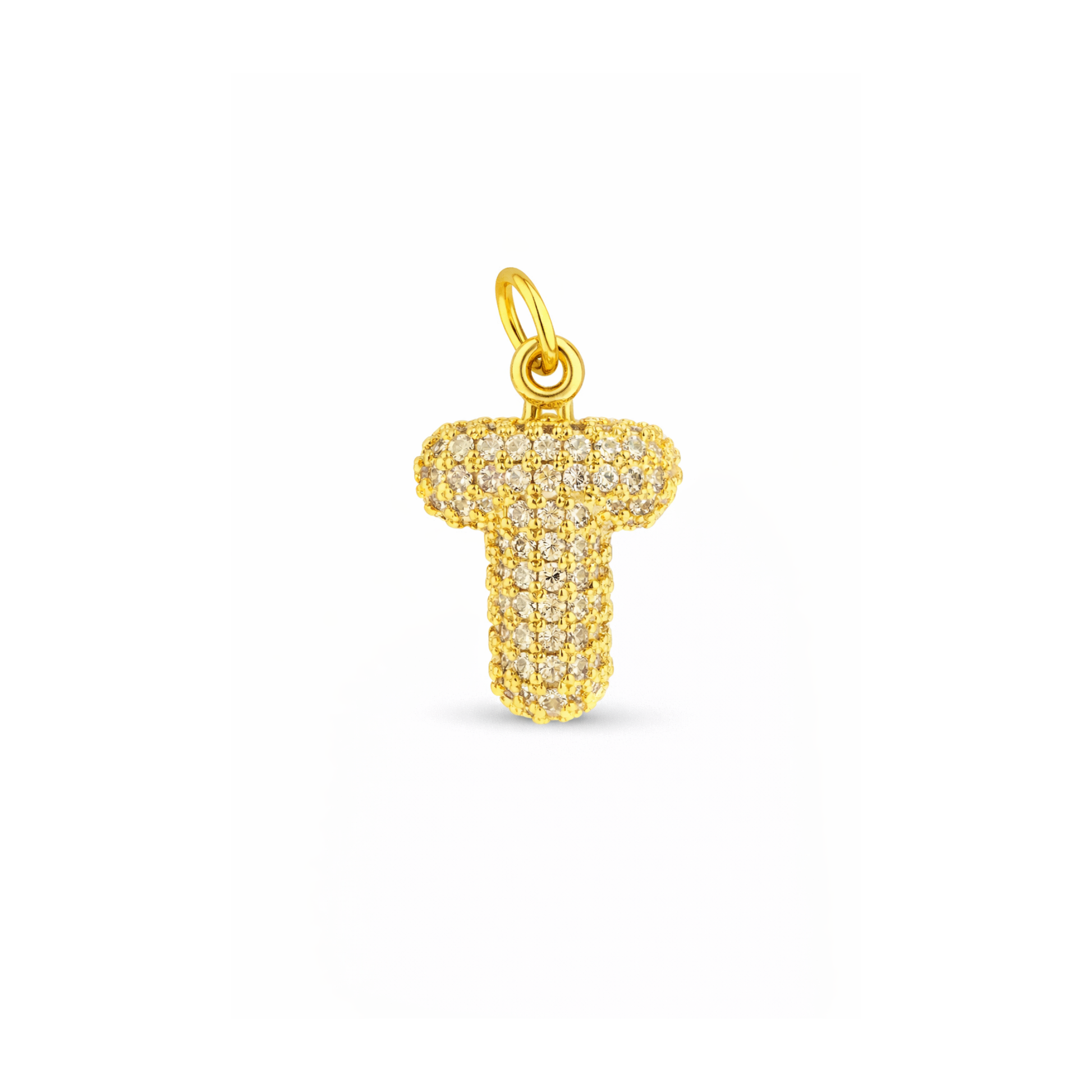 Balloon Letter Charm Glitter