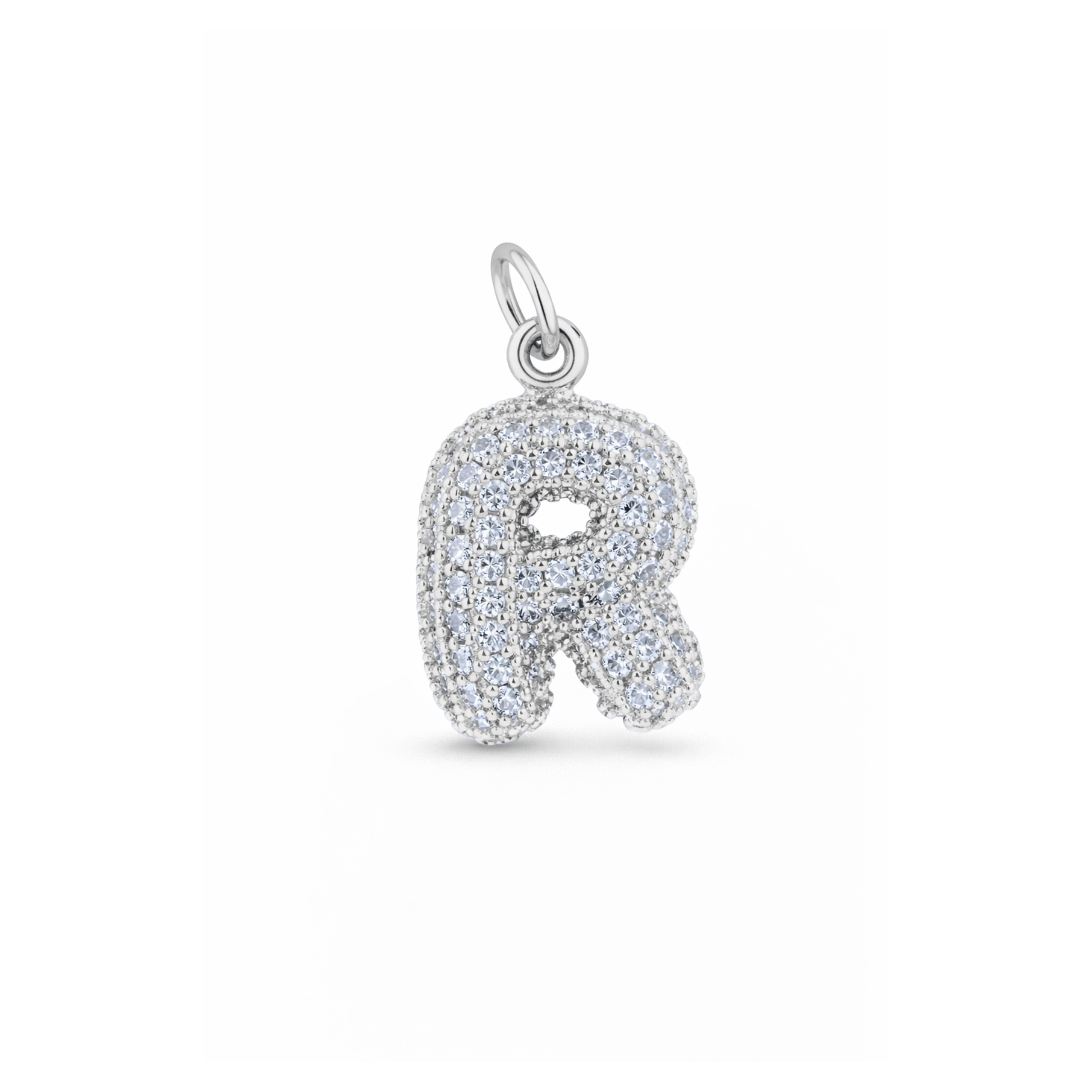 Balloon Letter Charm Glitter