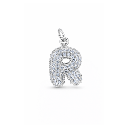 Balloon Letter Charm Glitter