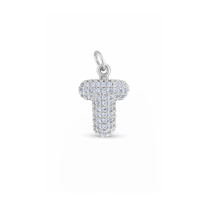 Balloon Letter Charm Glitter