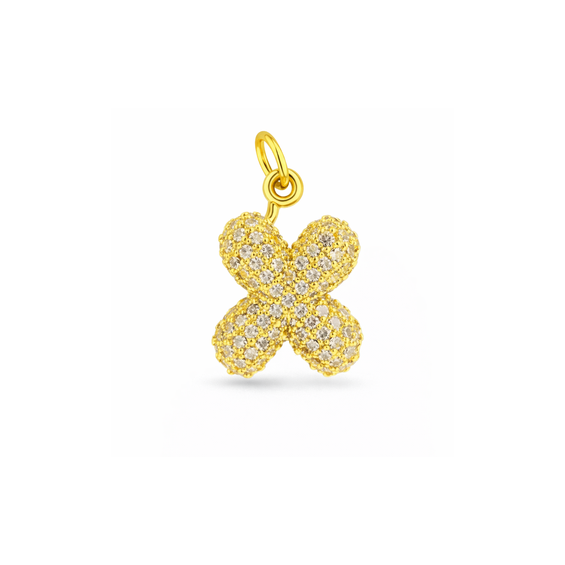 Balloon Letter Charm Glitter