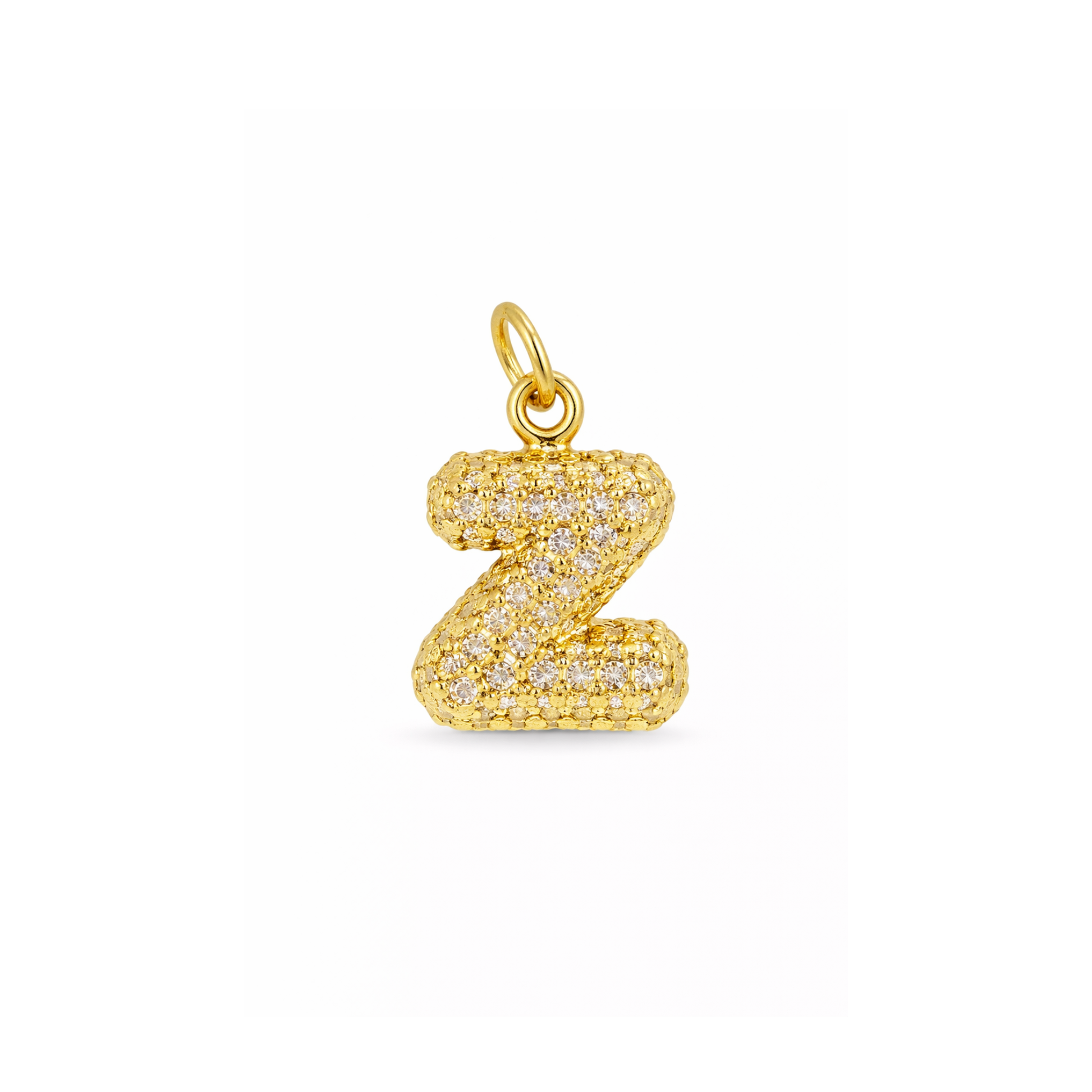 Balloon Letter Charm Glitter