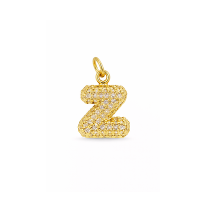 Balloon Letter Charm Glitter