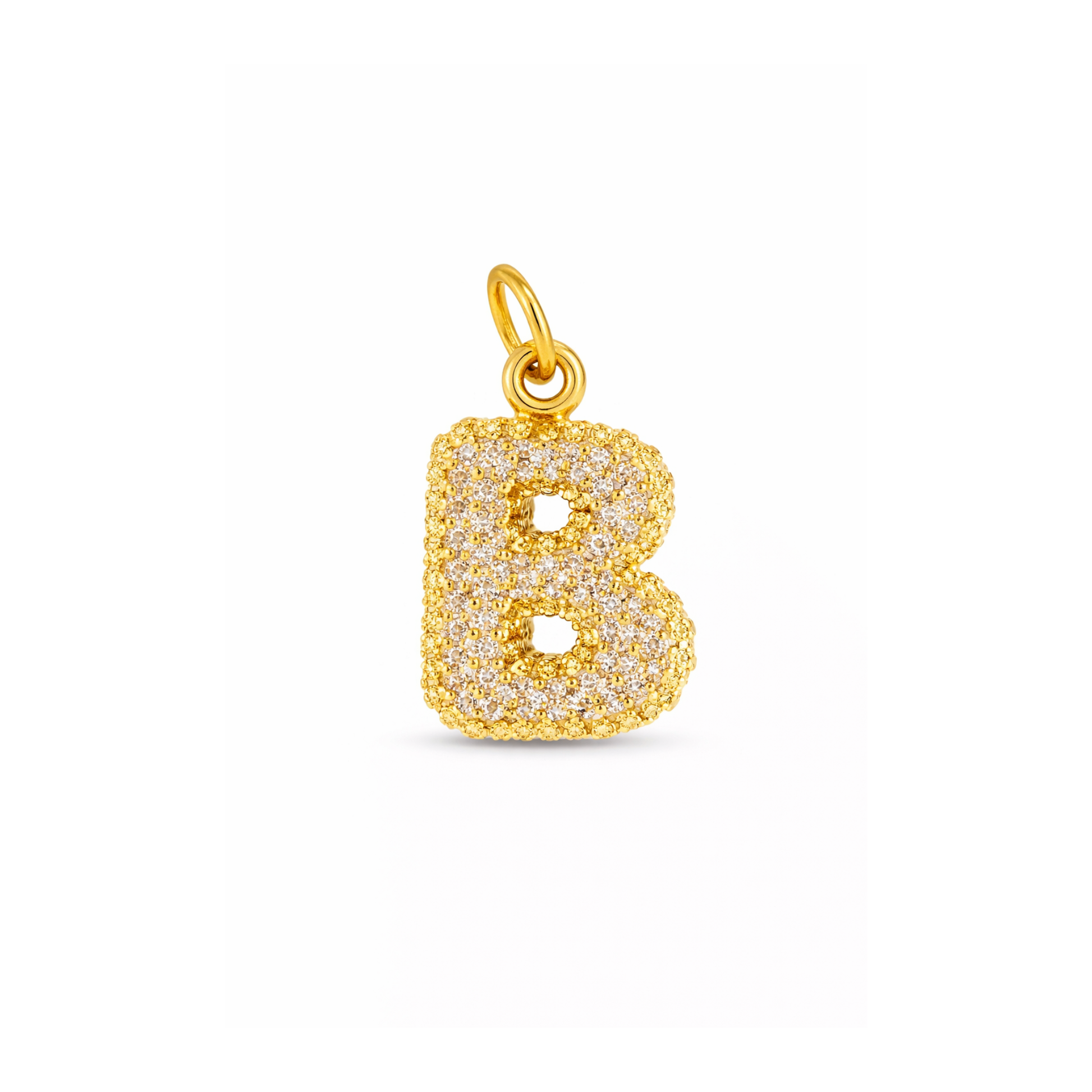 Balloon Letter Charm Glitter