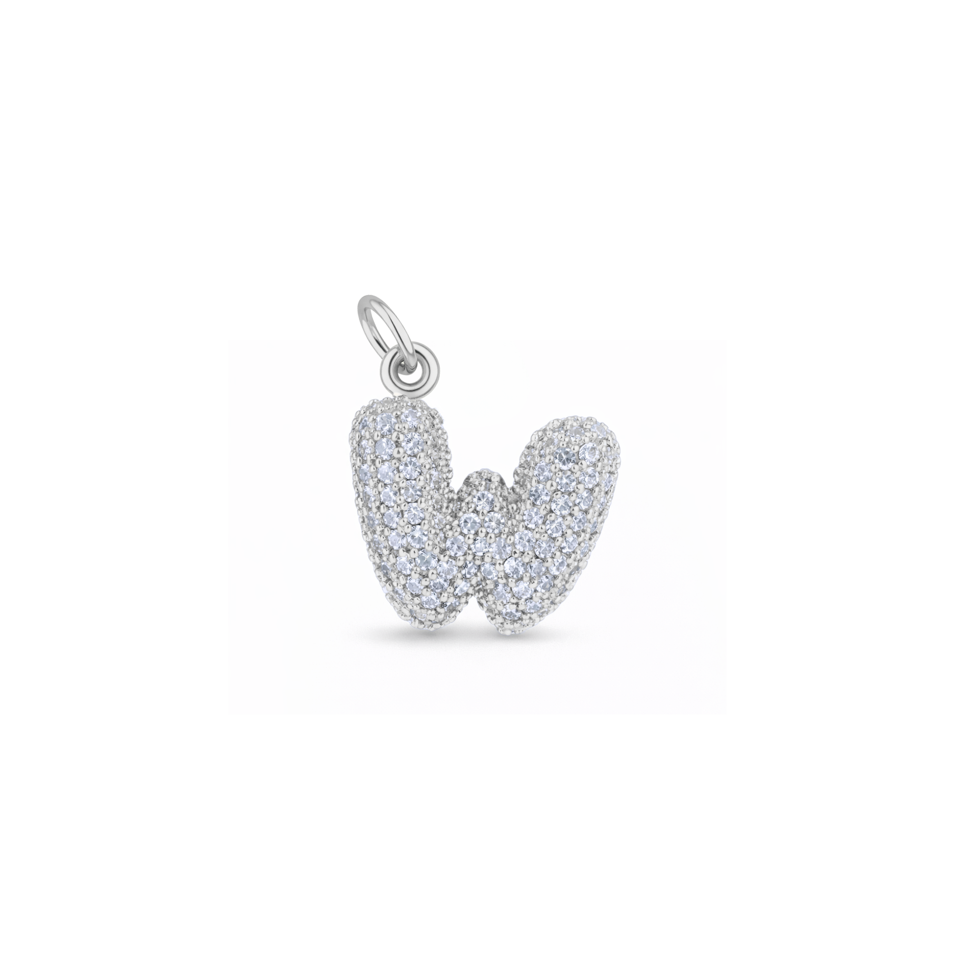 Balloon Letter Charm Glitter