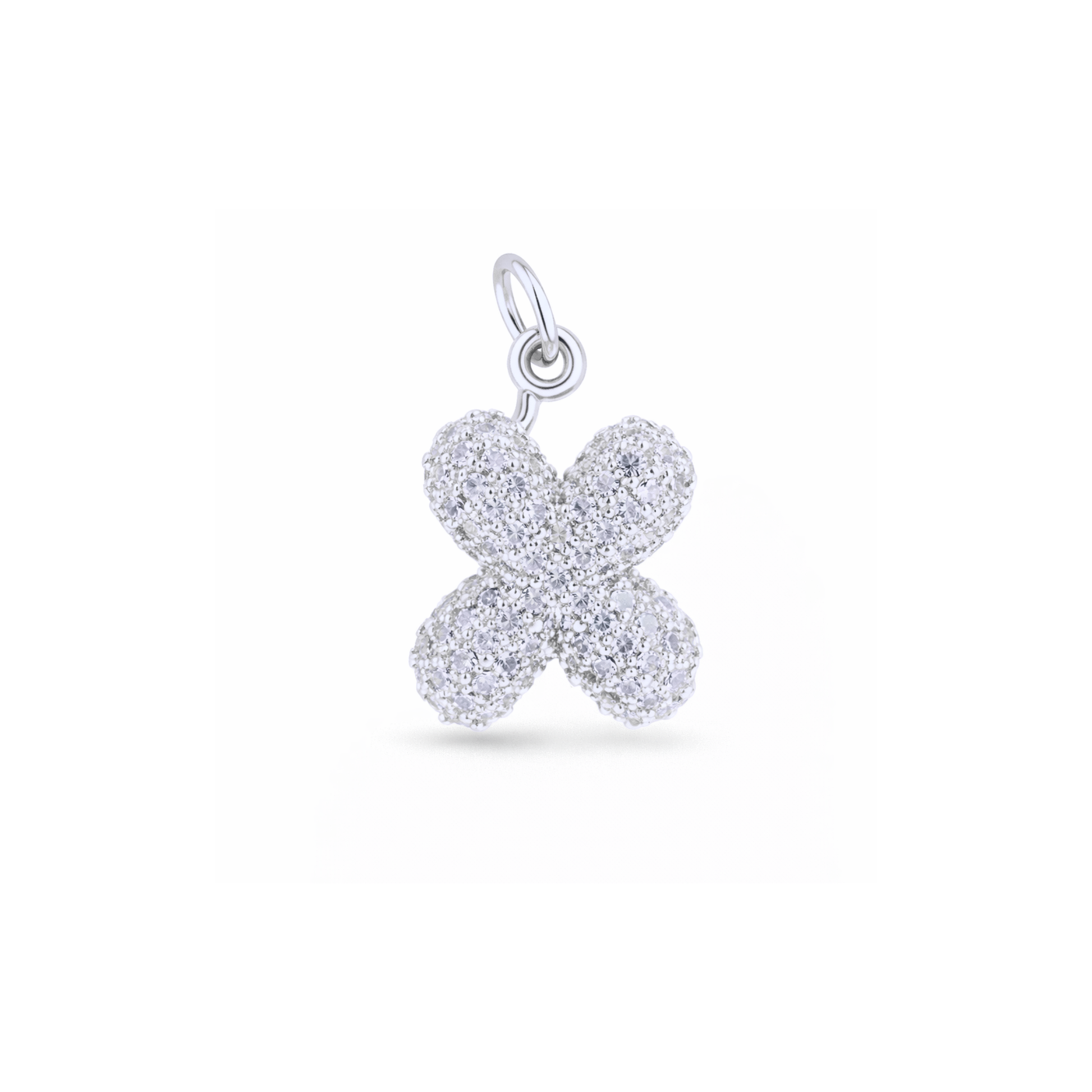 Balloon Letter Charm Glitter