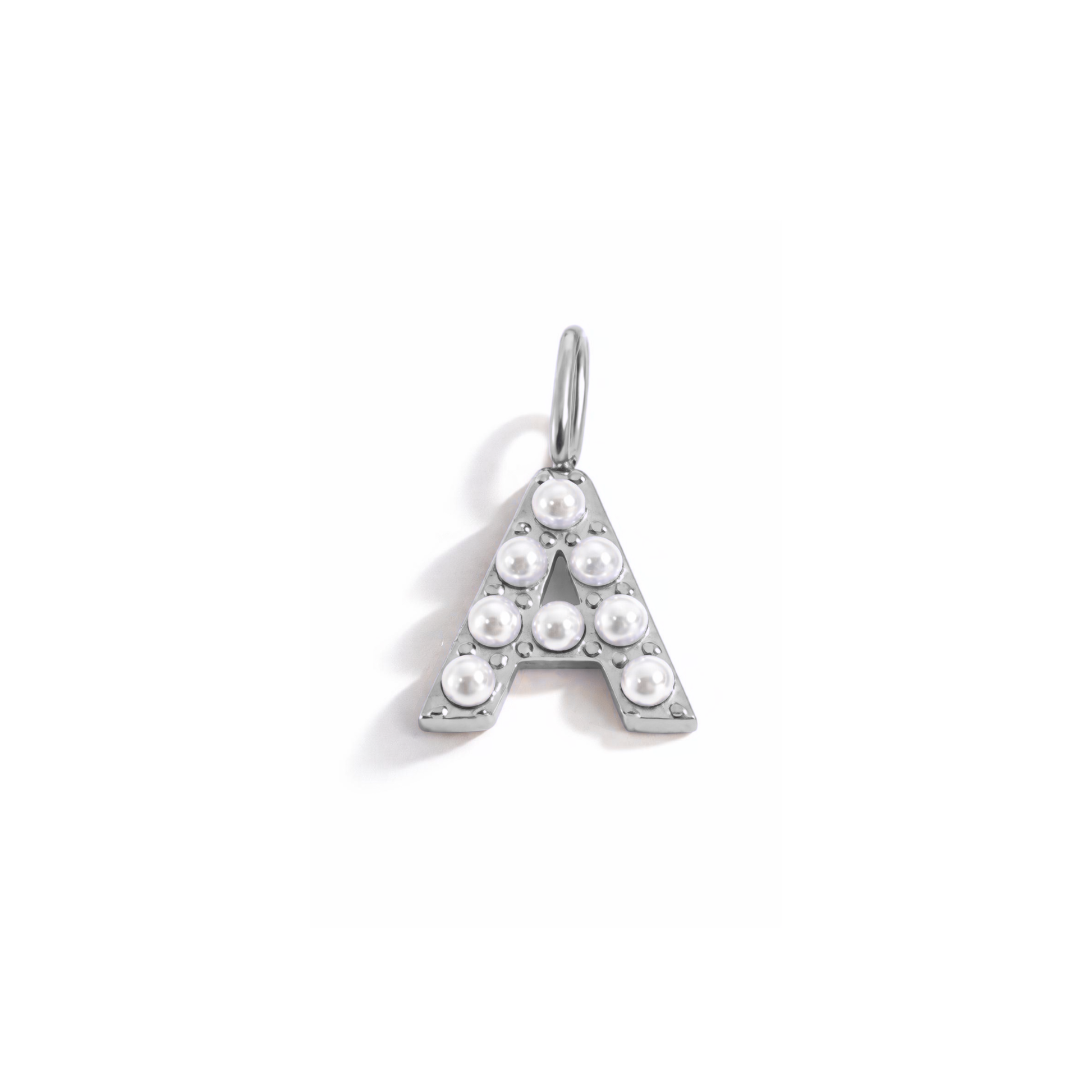 Pearly Letter Charms