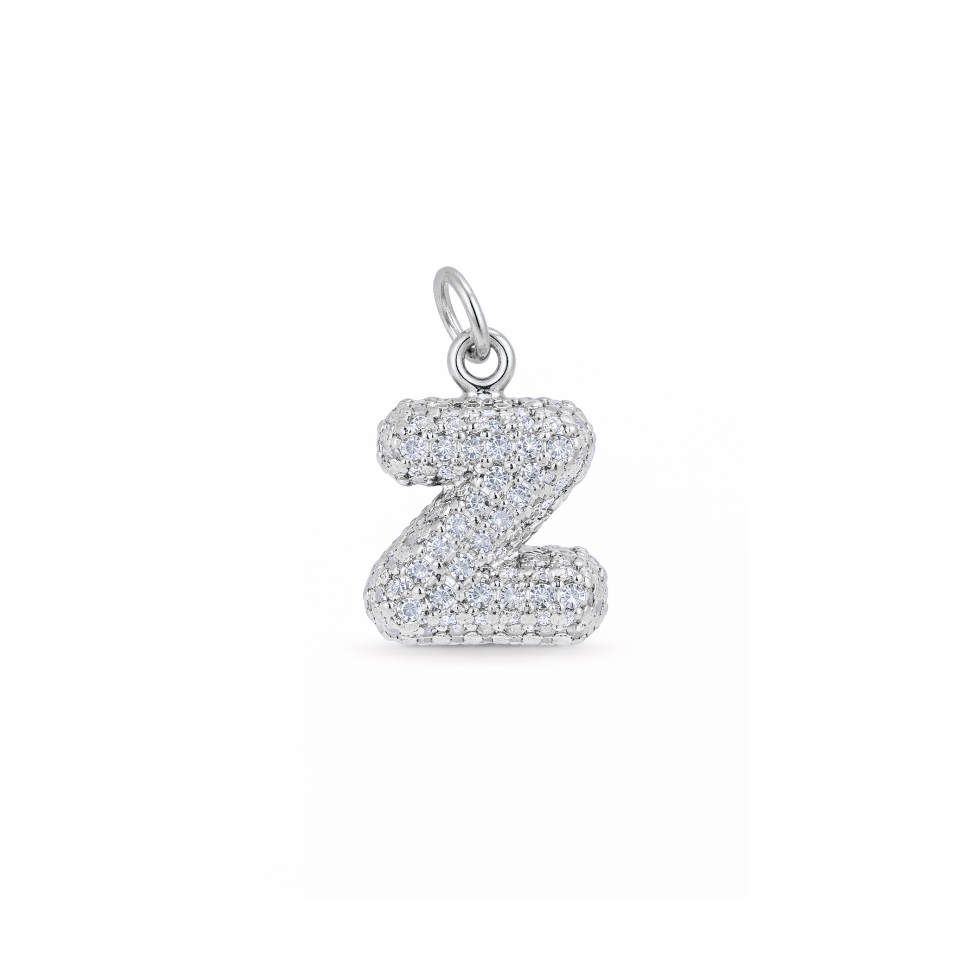 Balloon Letter Charm Glitter