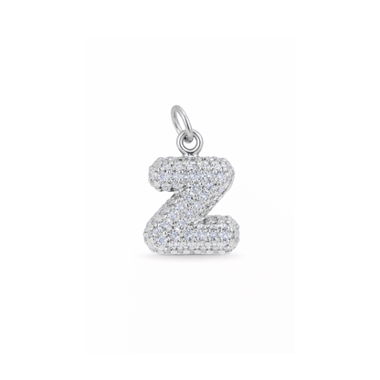 Balloon Letter Charm Glitter