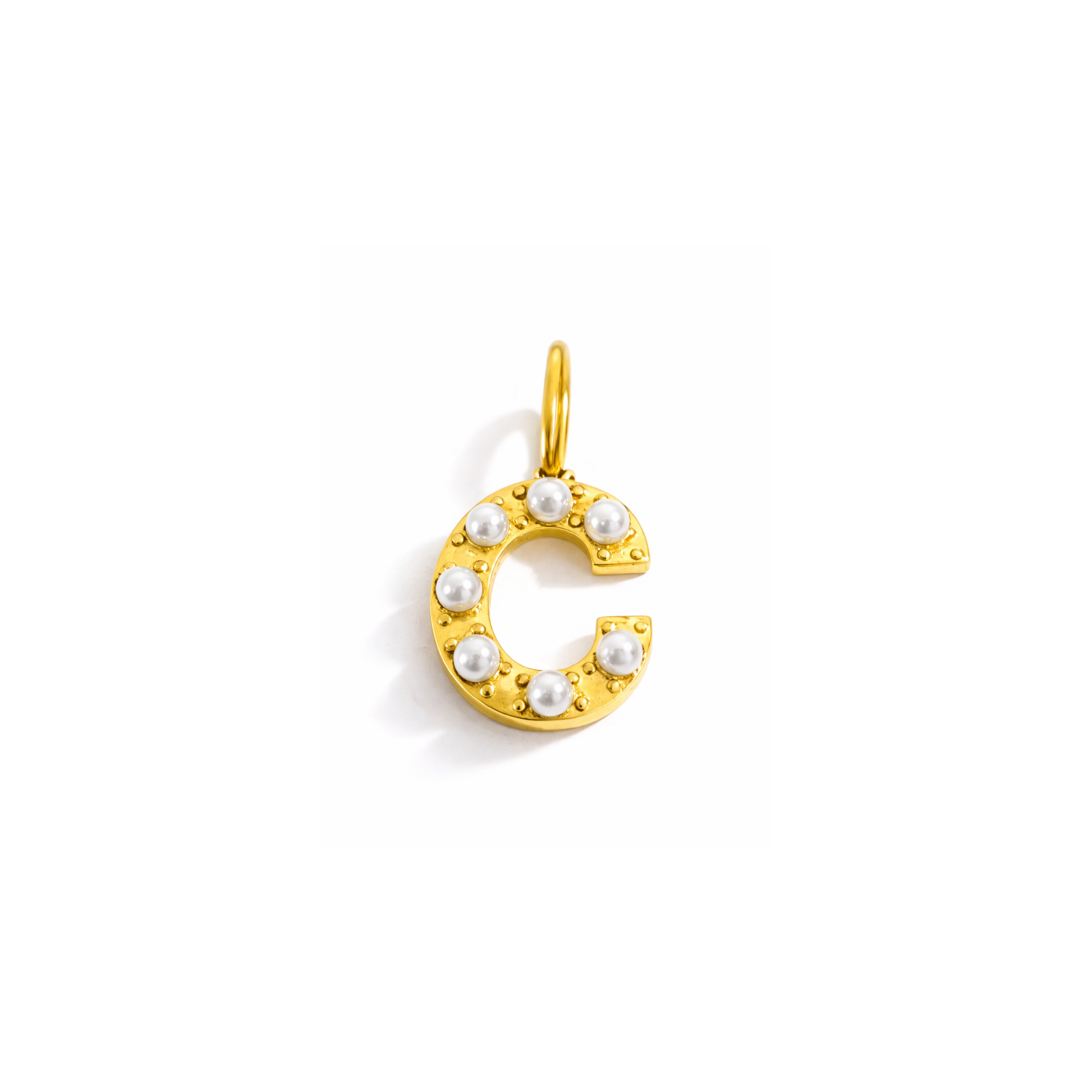Pearly Letter Charms
