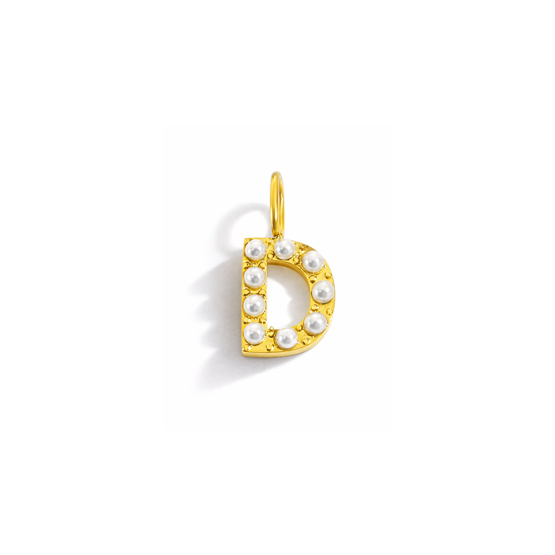 Pearly Letter Charms