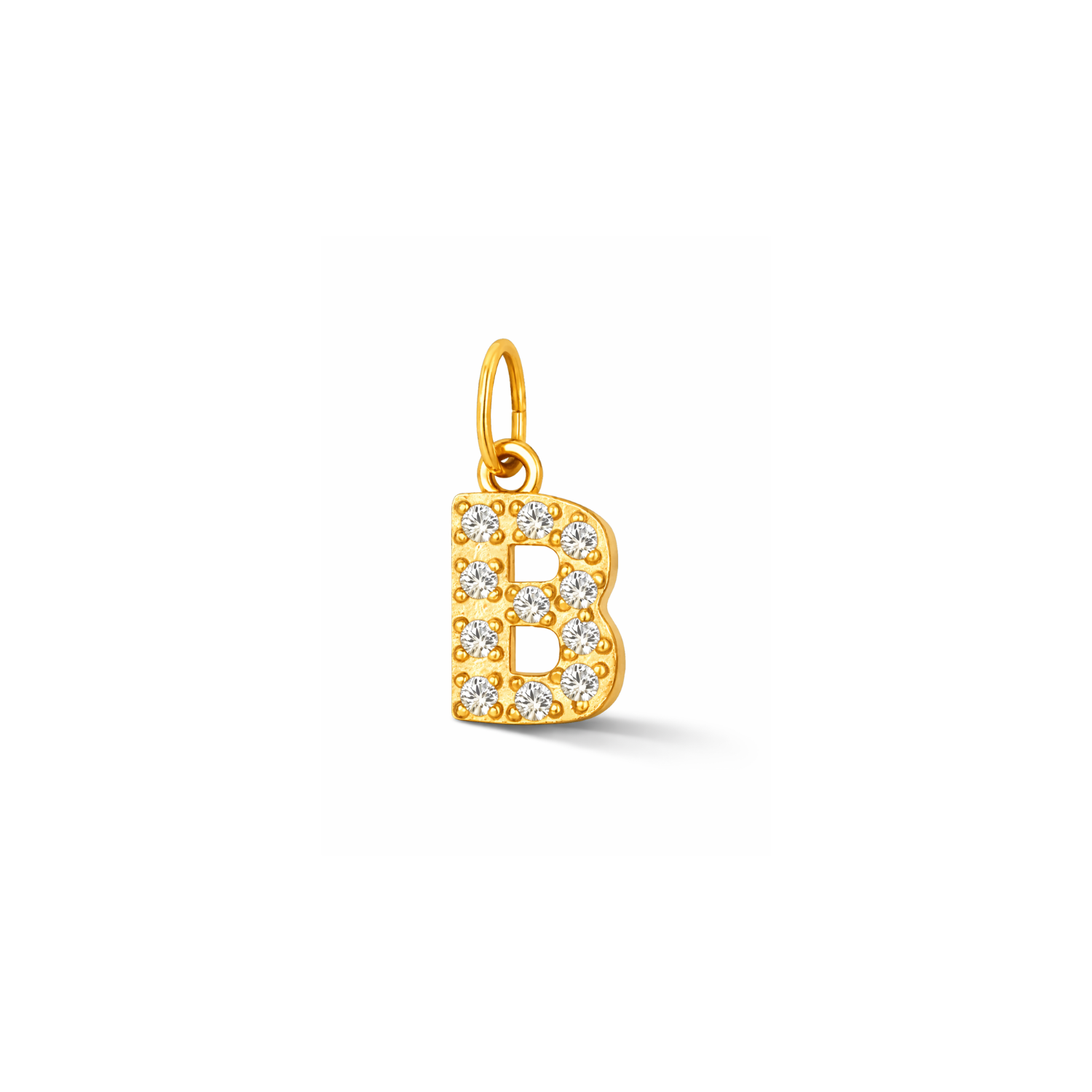 Glitter Letter Charm