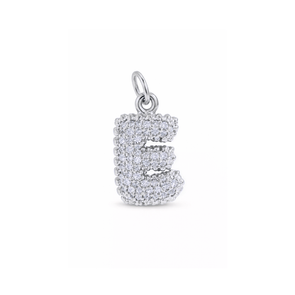 Balloon Letter Charm Glitter