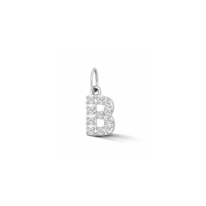 Glitter Letter Charm