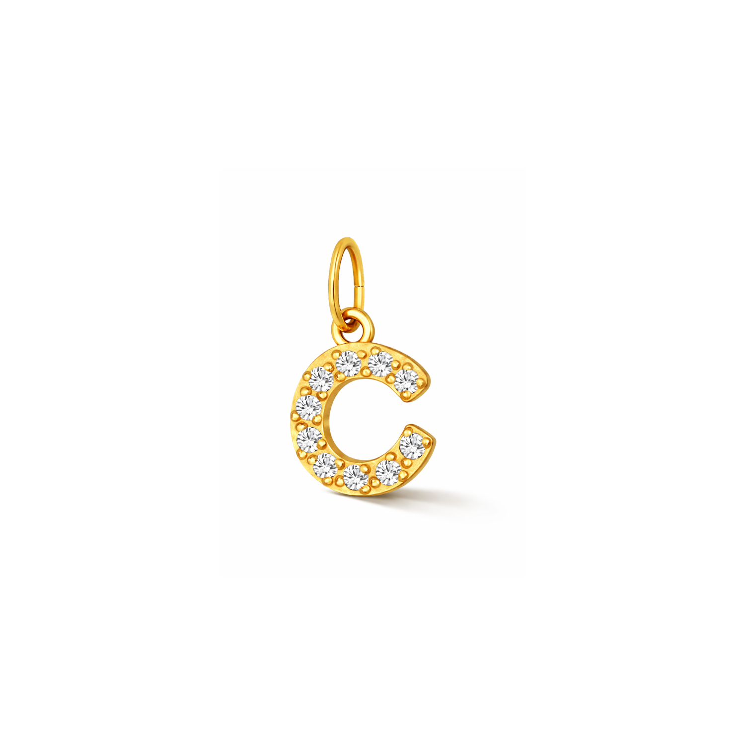 Glitter Letter Charm