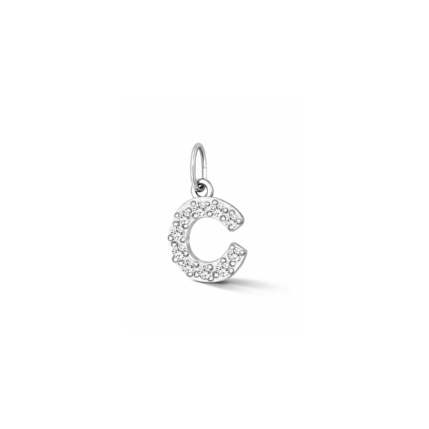 Glitter Letter Charm