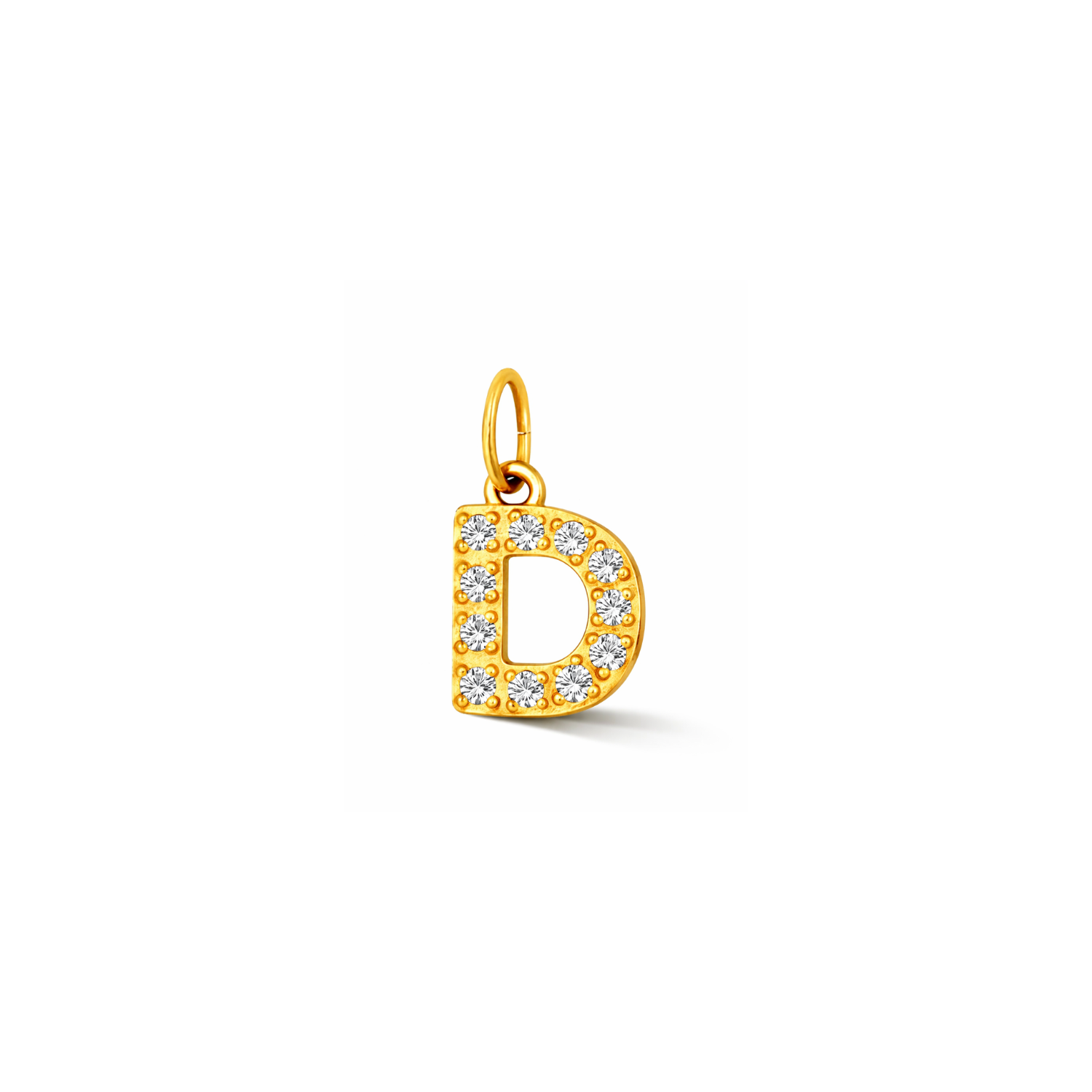 Glitter Letter Charm