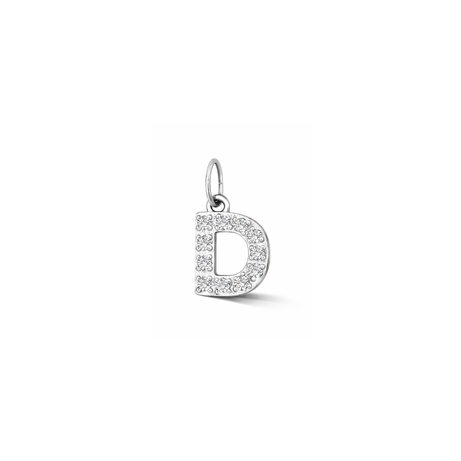 Glitter Letter Charm