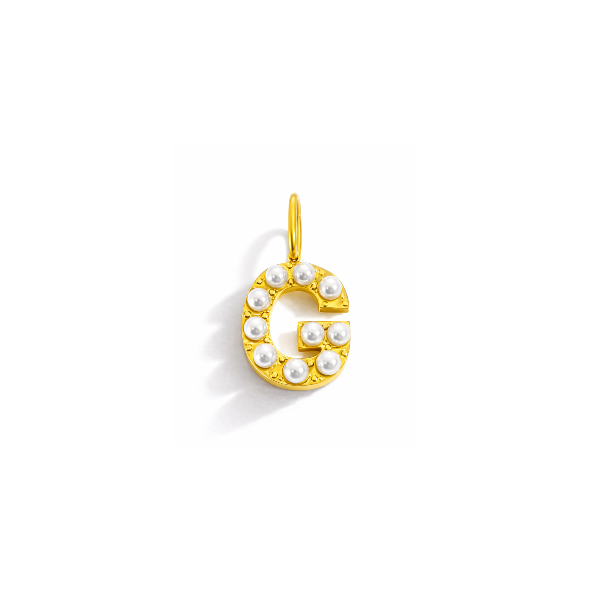 Pearly Letter Charms