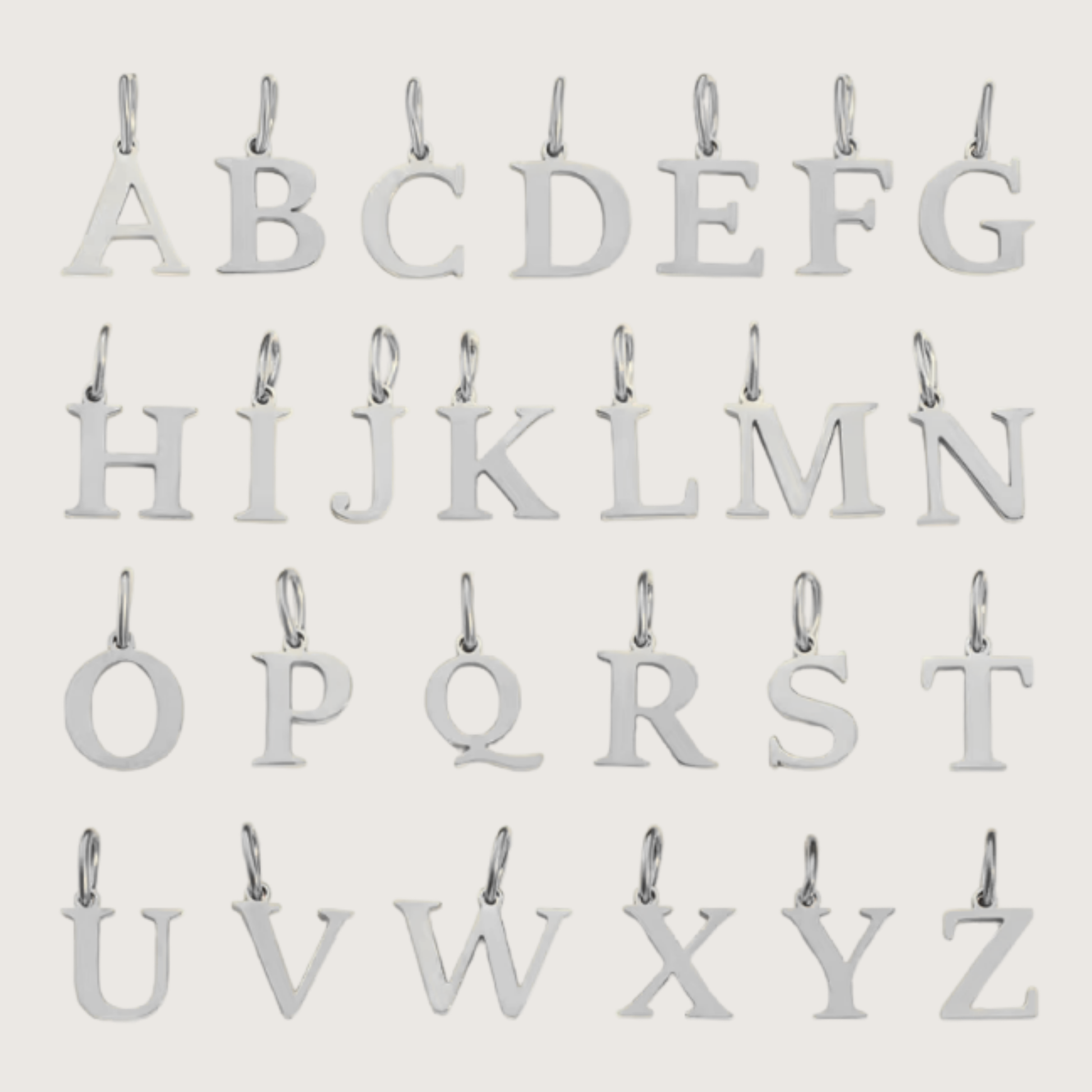 Letter Charm Big