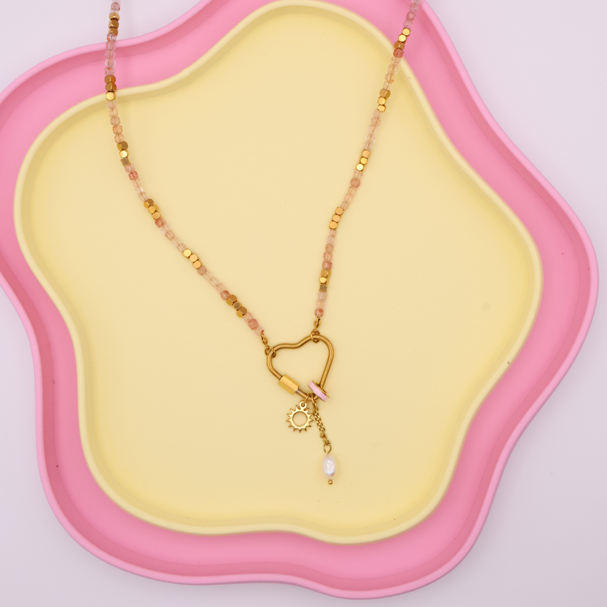 GOLDEN HOUR | Shining Blush Kette