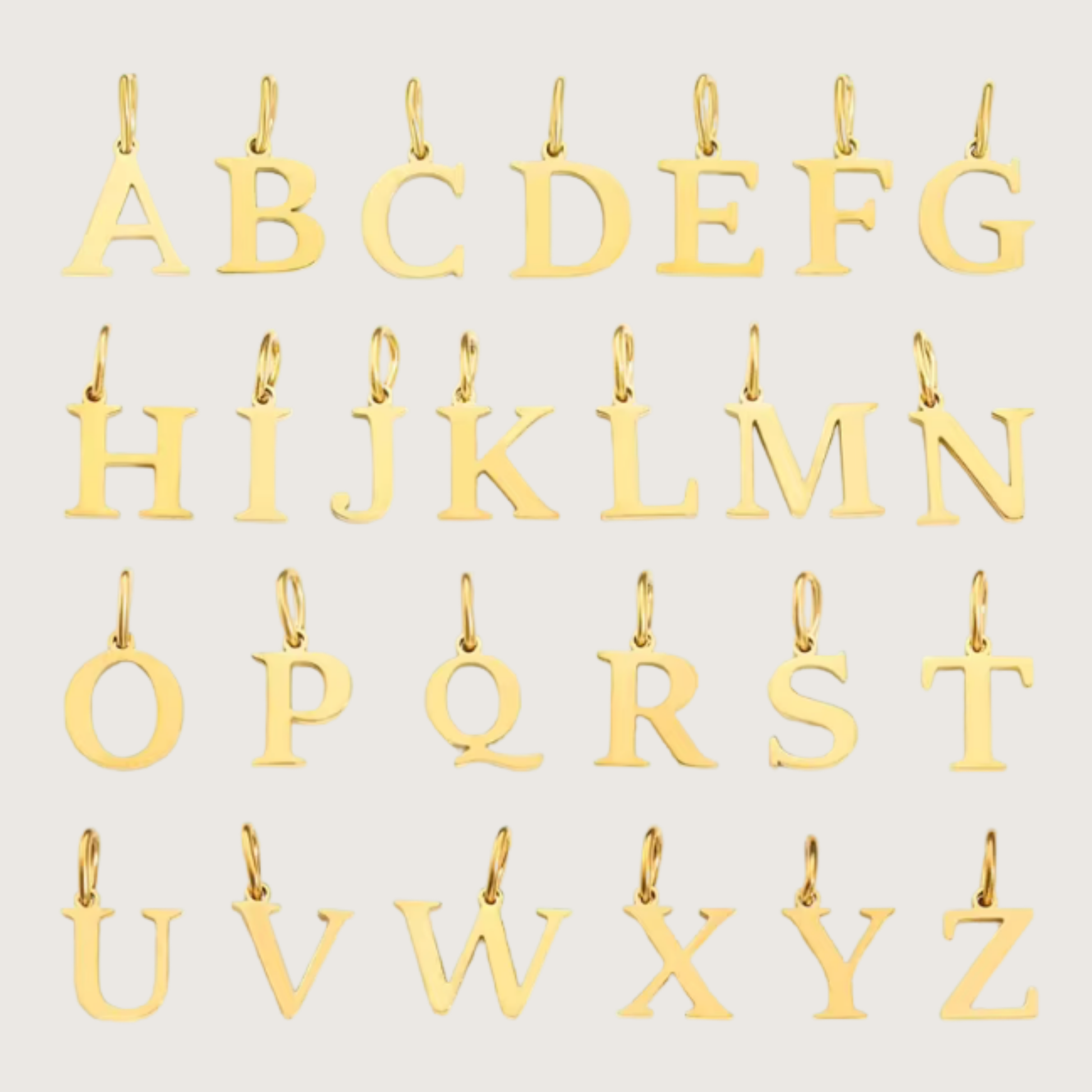 Letter Charm Big