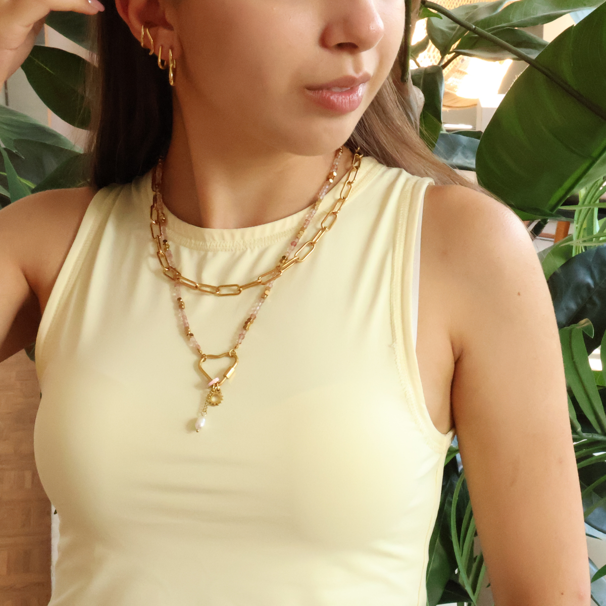 GOLDEN HOUR | Shining Blush Kette