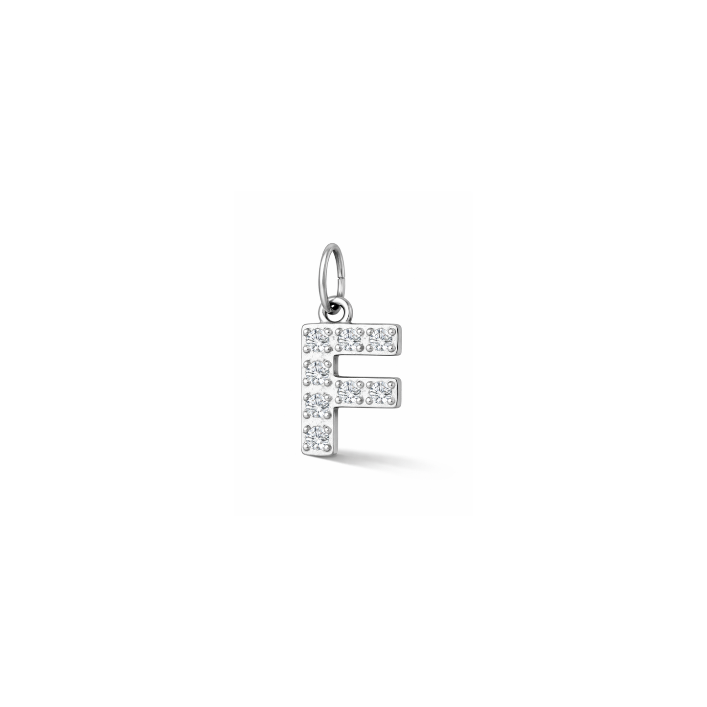 Glitter Letter Charm