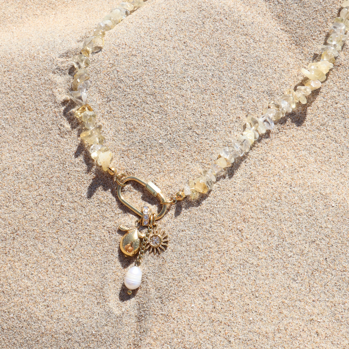GOLDEN HOUR | Glitter Sun Charm