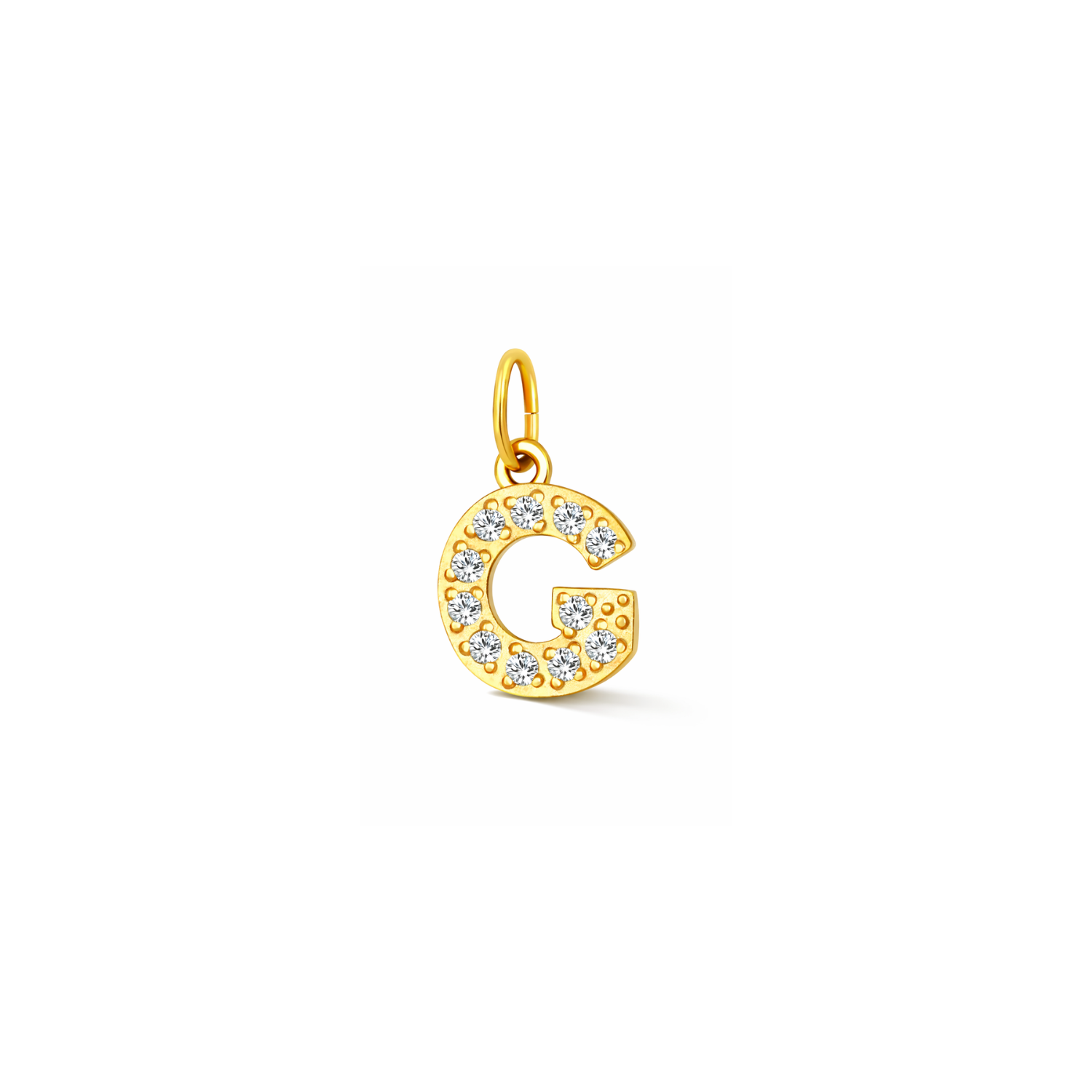 Glitter Letter Charm