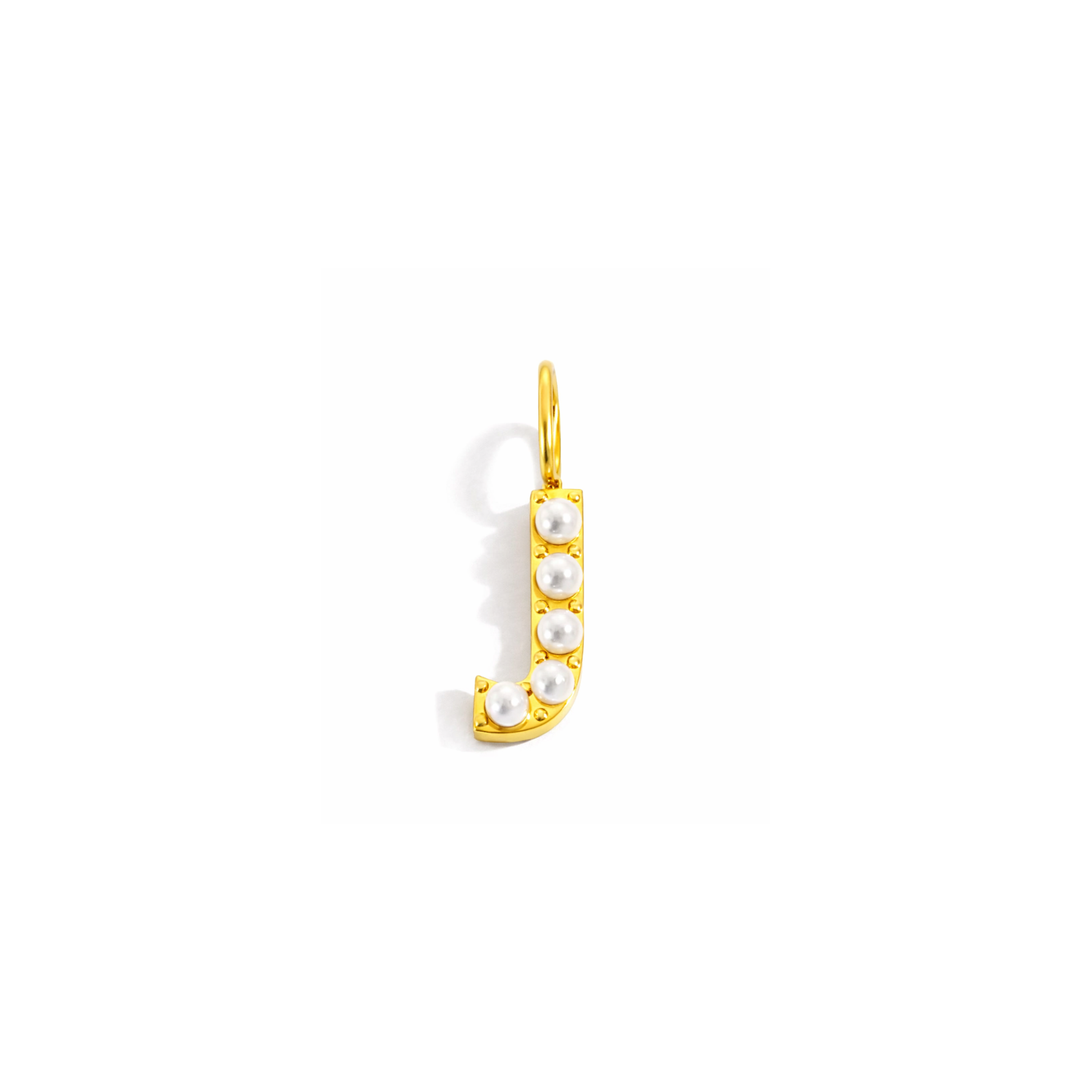 Pearly Letter Charms