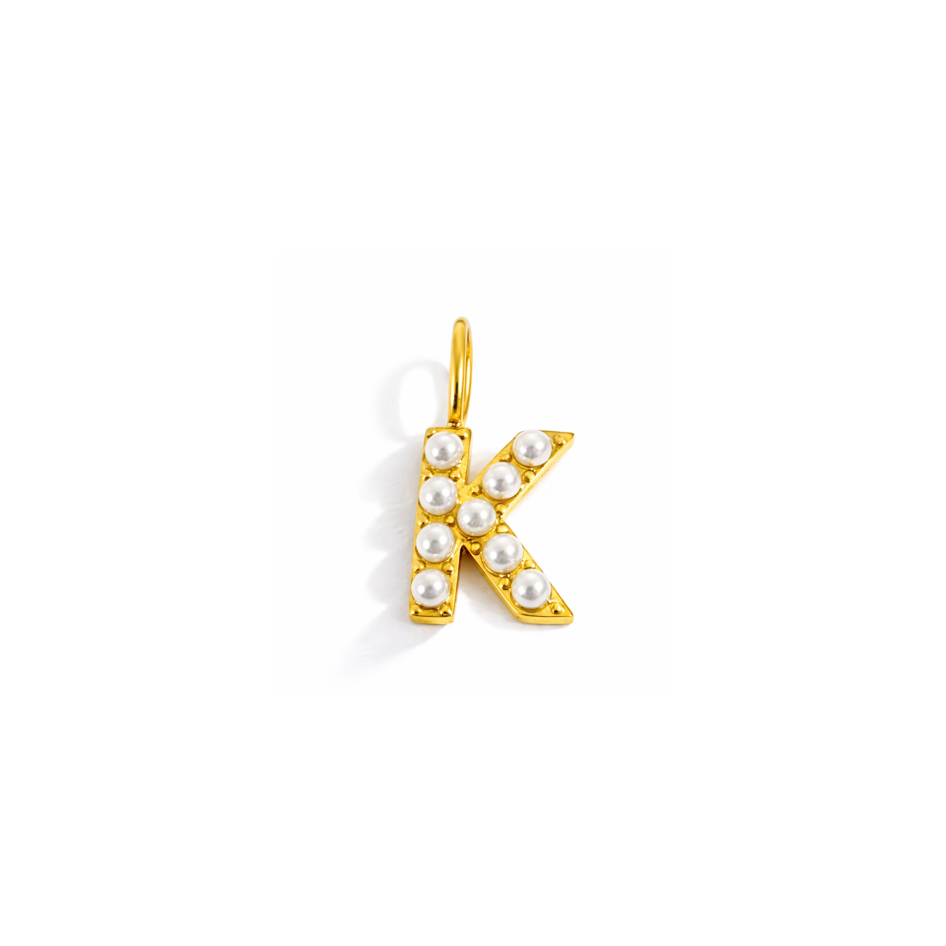 Pearly Letter Charms