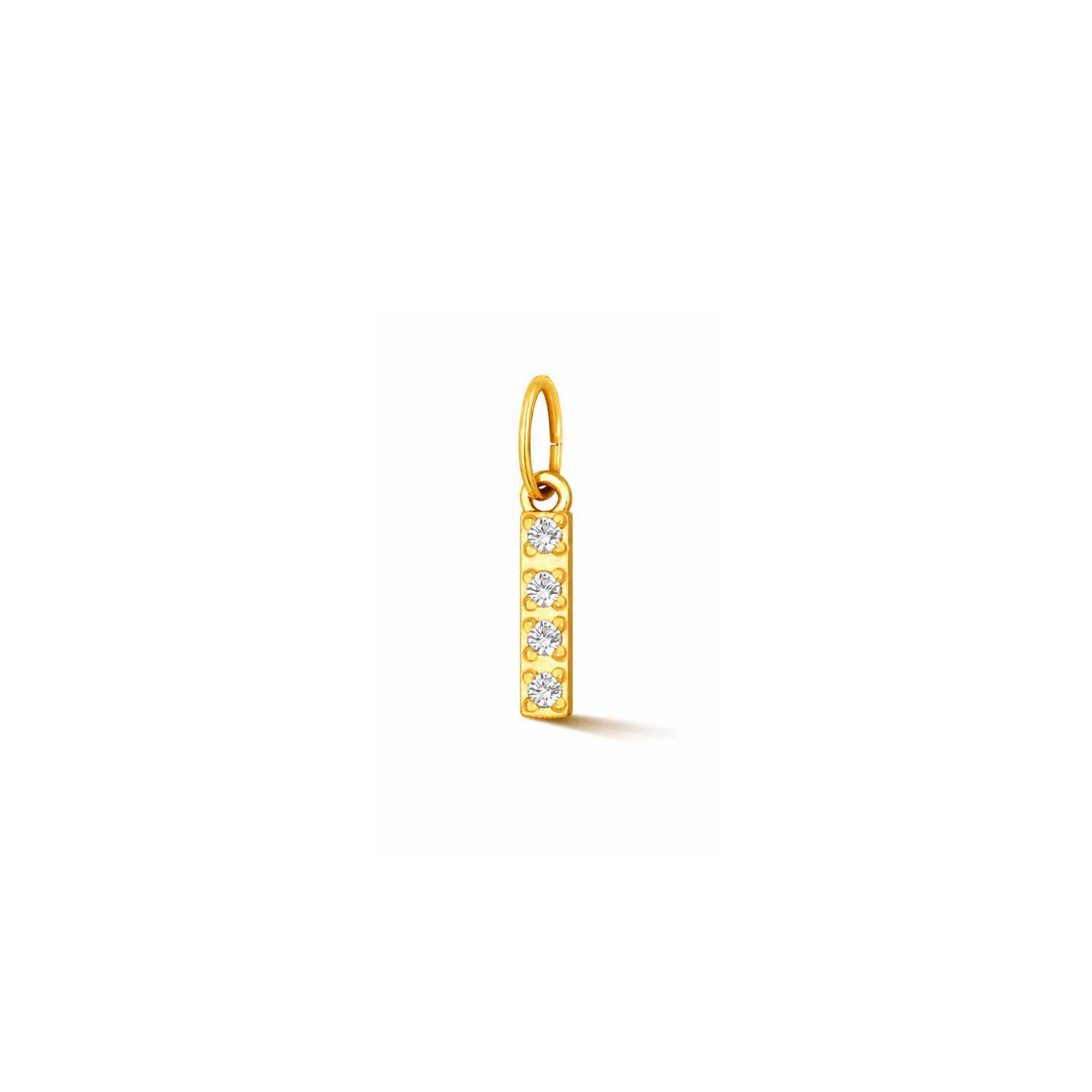 Glitter Letter Charm