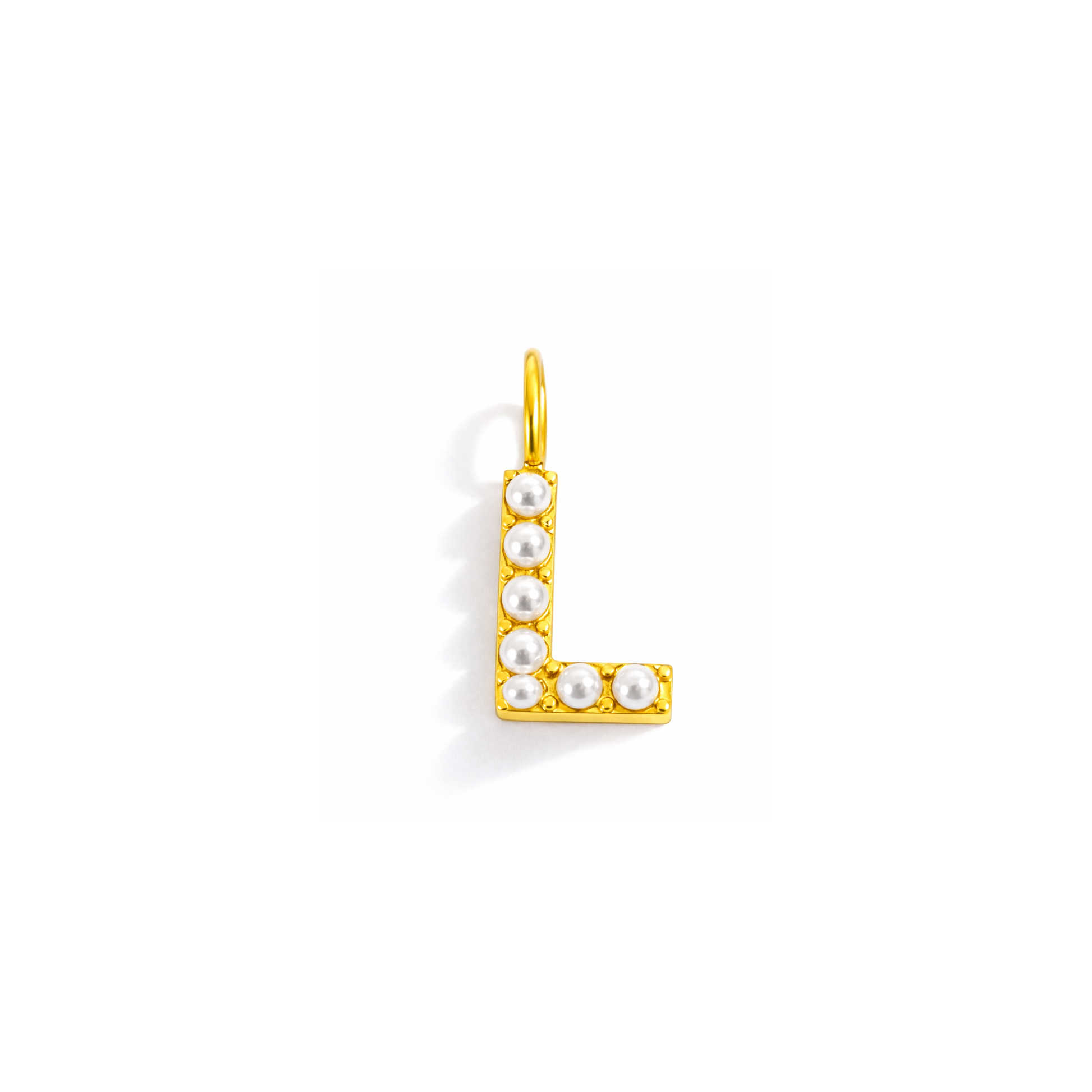 Pearly Letter Charms
