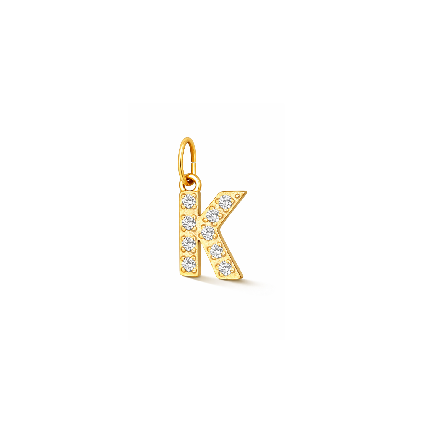 Glitter Letter Charm