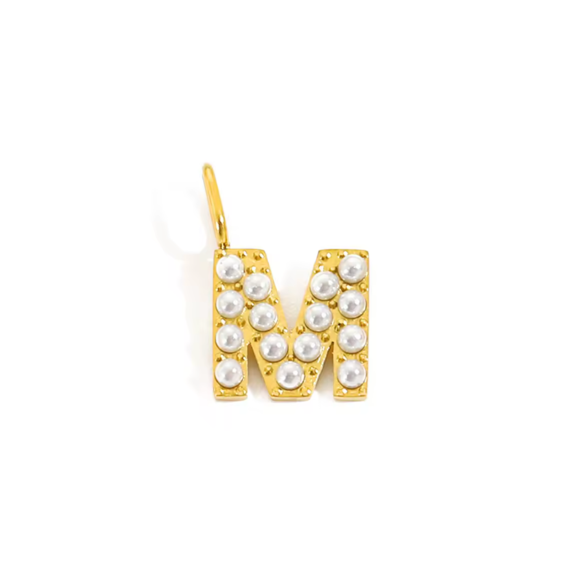 Pearly Letter Charms