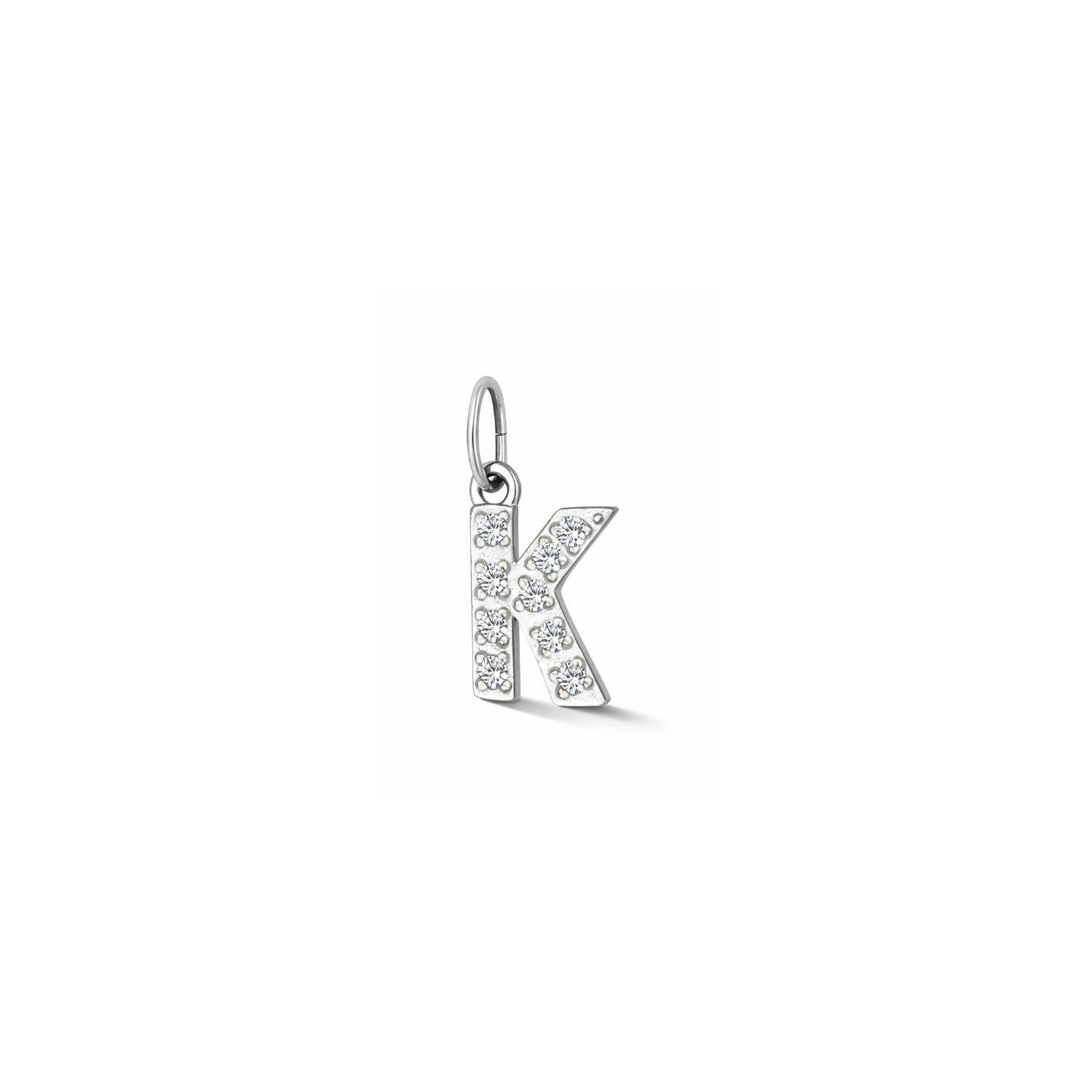 Glitter Letter Charm