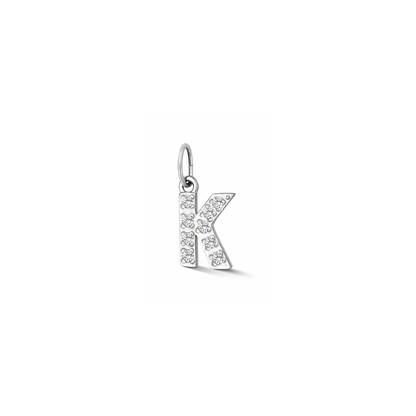 Glitter Letter Charm