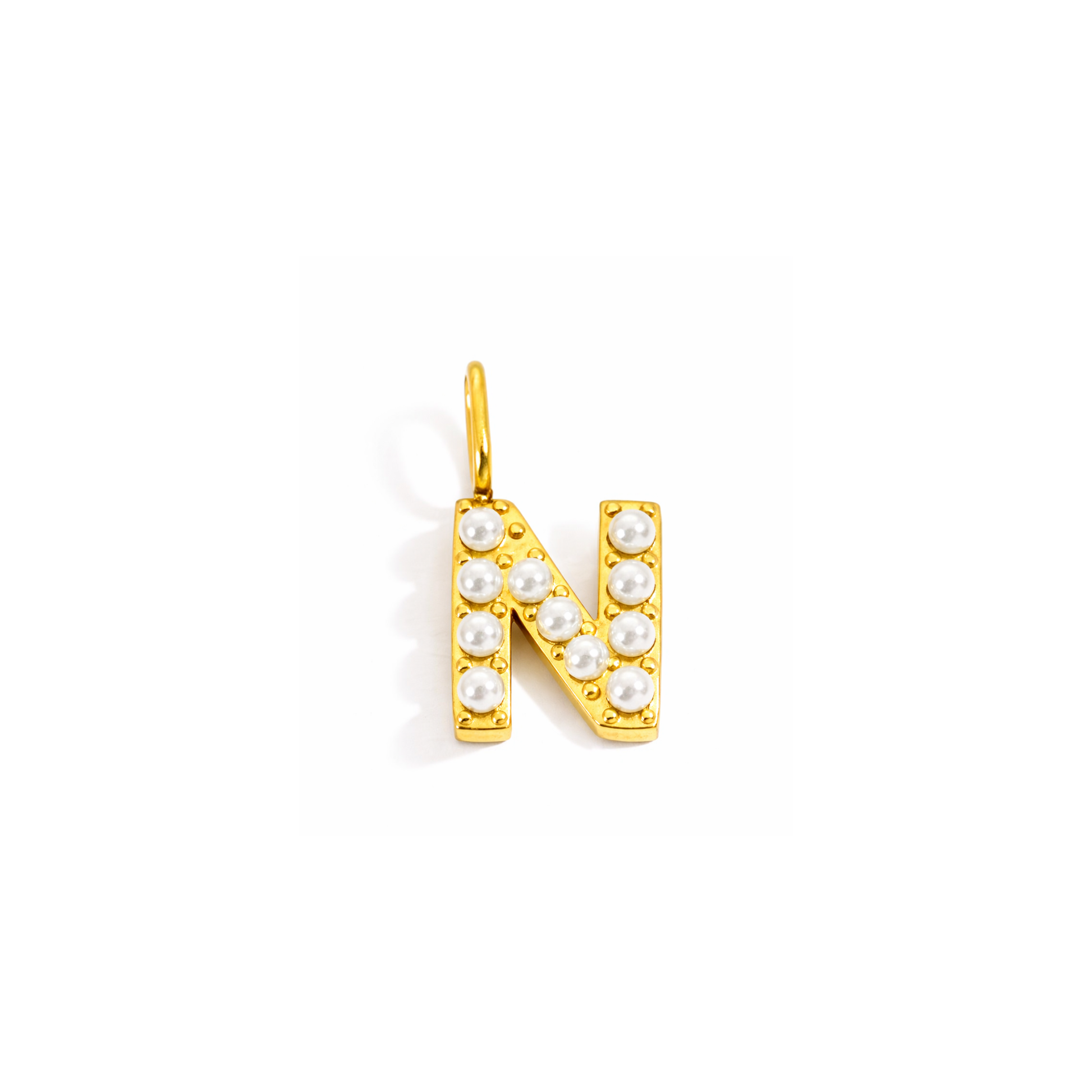 Pearly Letter Charms