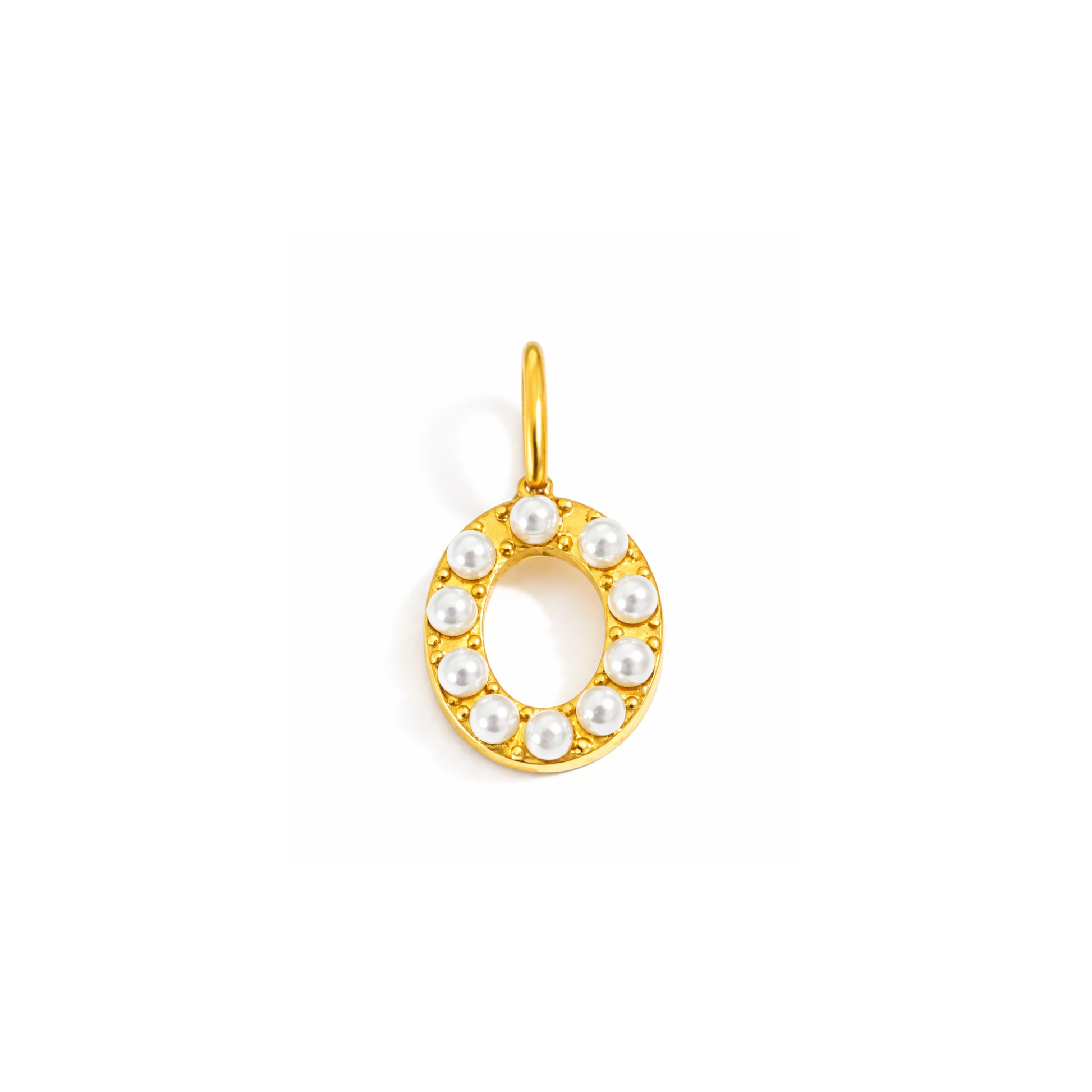 Pearly Letter Charms