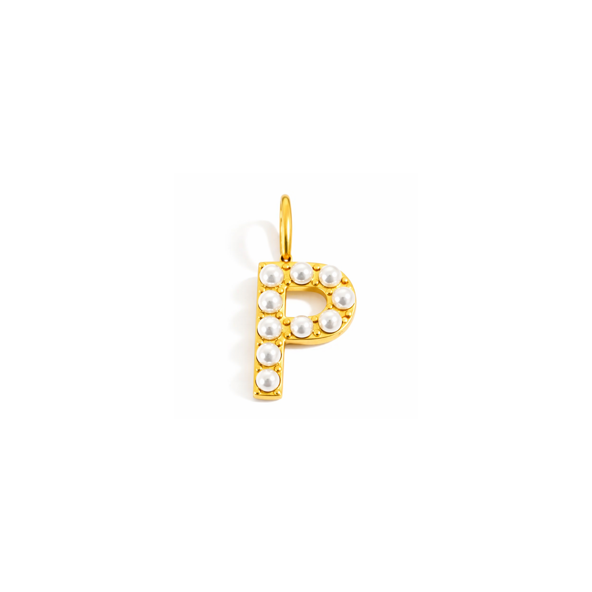 Pearly Letter Charms