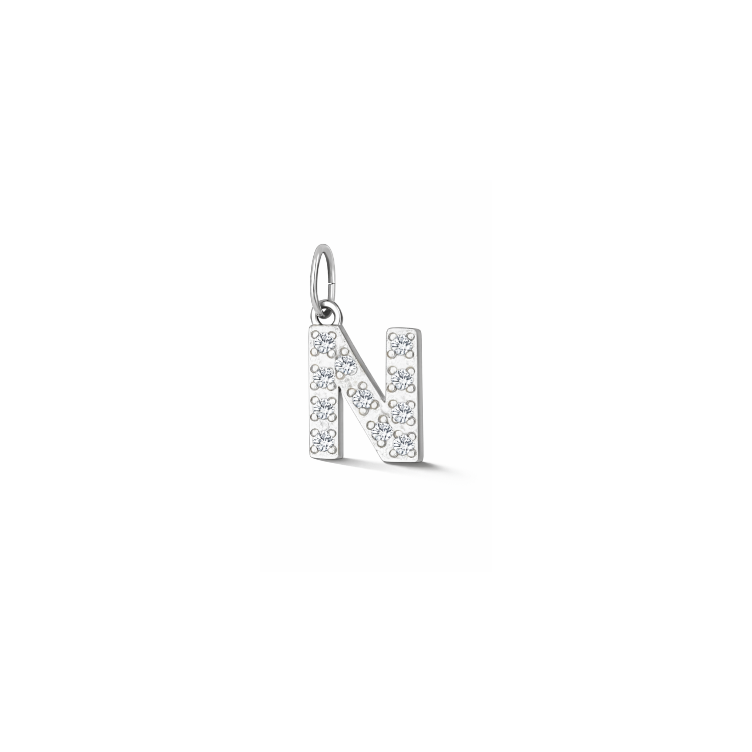 Glitter Letter Charm