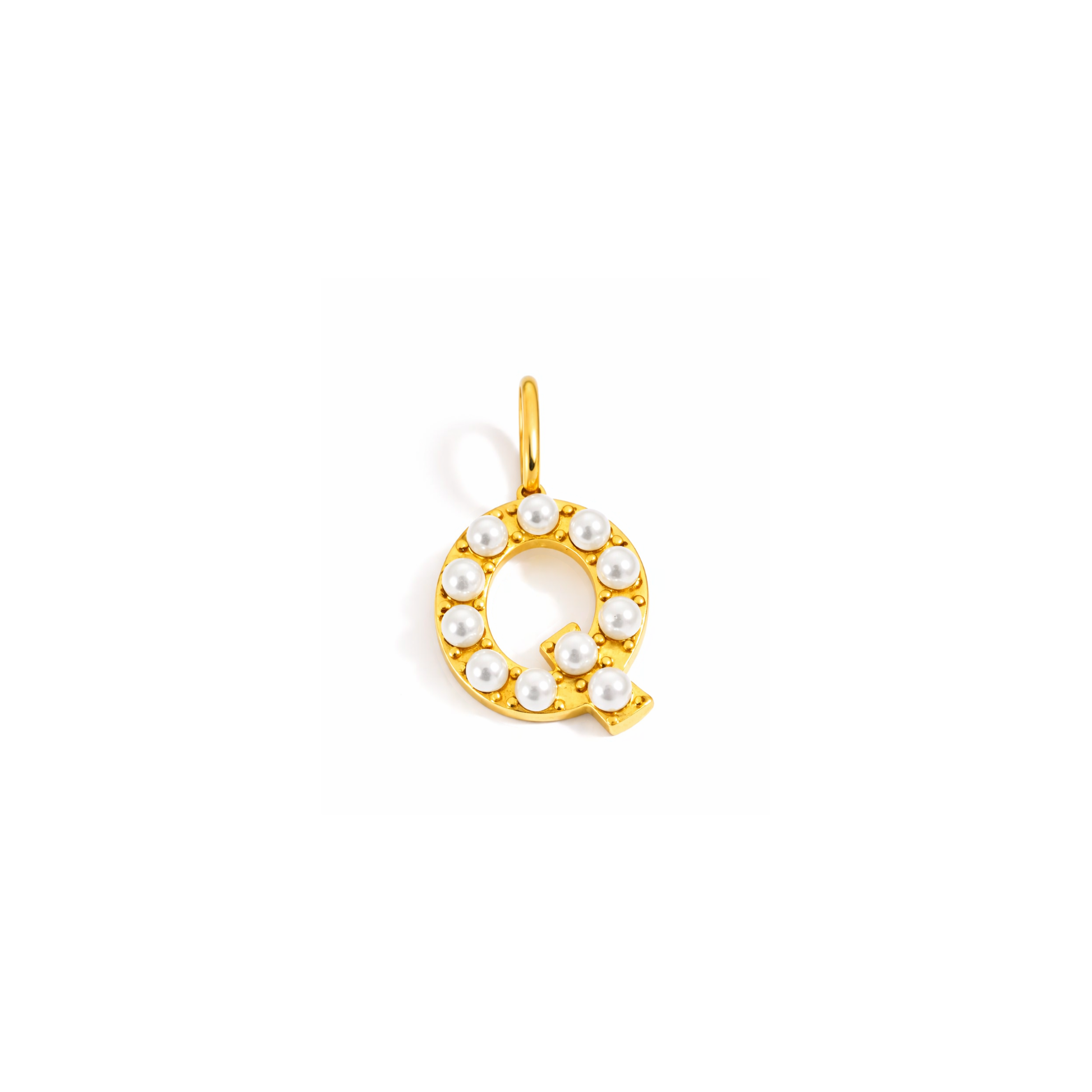 Pearly Letter Charms