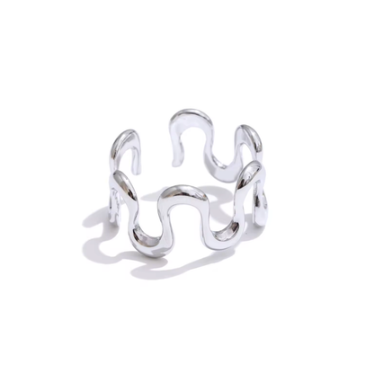 Curly Ring | Größenverstellbar