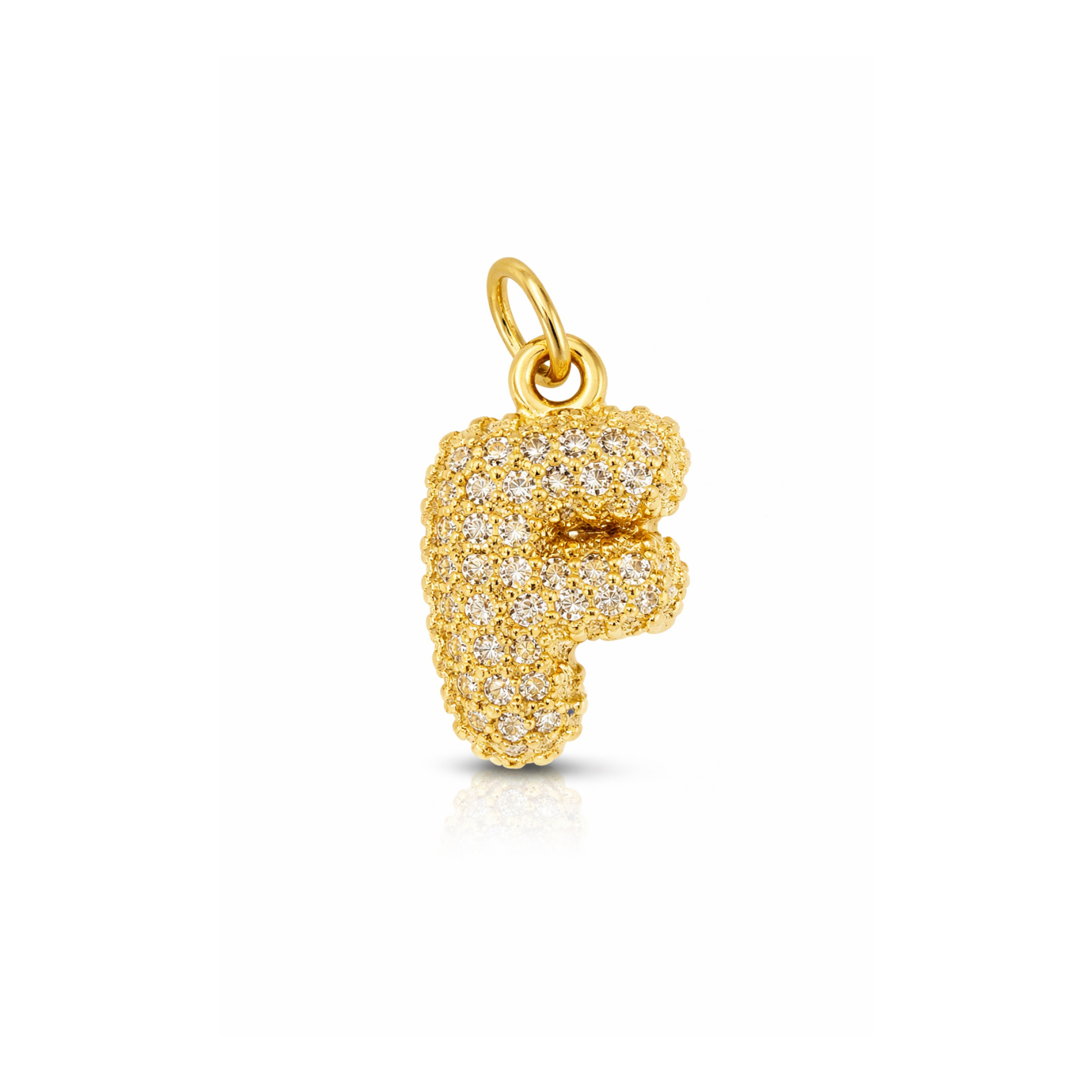 Balloon Letter Charm Glitter