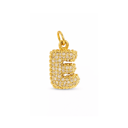 Balloon Letter Charm Glitter